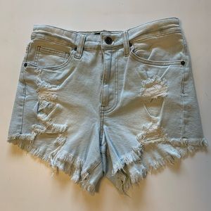 Kendall + Kylie - distressed denim shorts
